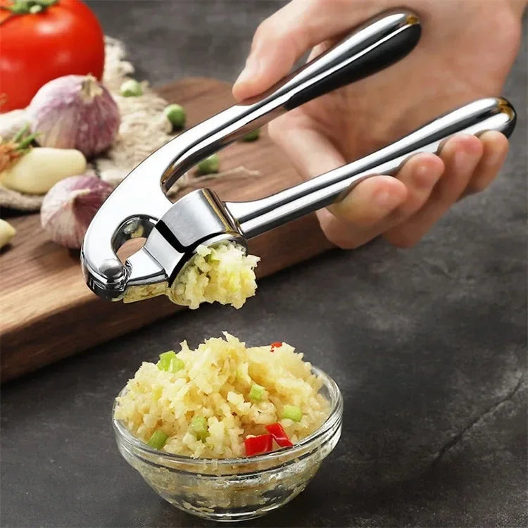 Stainless Steel Garlic Crusher Garlic Press
