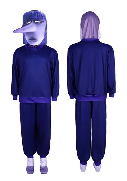 Anime Movie Inside Out Joy Cospaly Costume Disgust