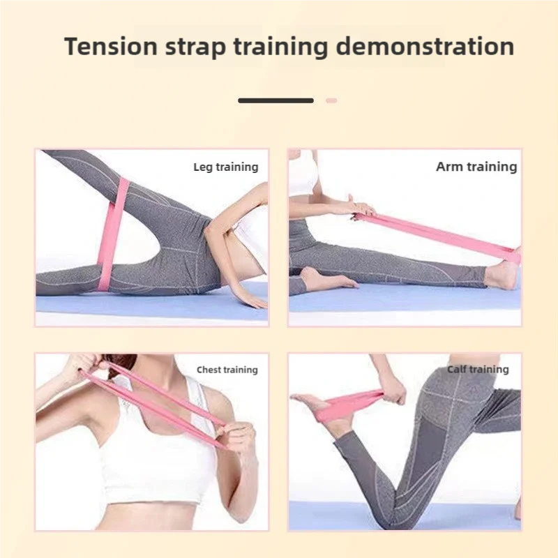 Yoga Resistance Band Squats Durable