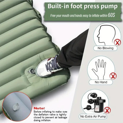 Outdoor Camping Sleeping Pad Inflatable Mattress