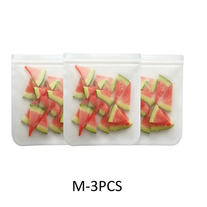 Silicone Food Storage Containers Reusable Food Bags