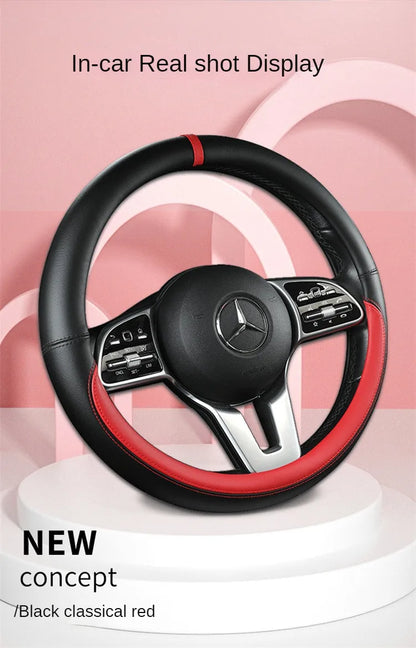 All-Nappa Leather Steering Wheel Cover Leather