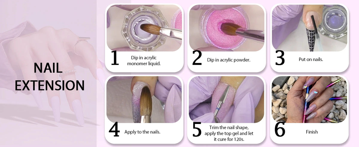 New High Quality Kolinsky Acrylic Nail Brush Nail Tool