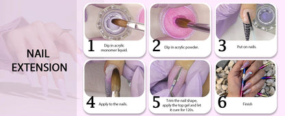 New High Quality Kolinsky Acrylic Nail Brush Nail Tool