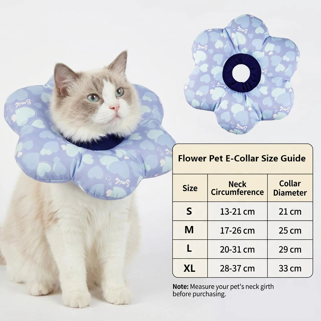 Soft Elizabeth Recovery Collar for Cats Dogs - Anti-Lick Bite Protection Cone