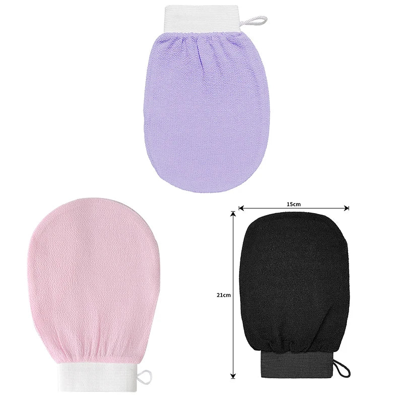 Exfoliating Gloves Dead Skin Scrubber Shower Gloves Bath Towel