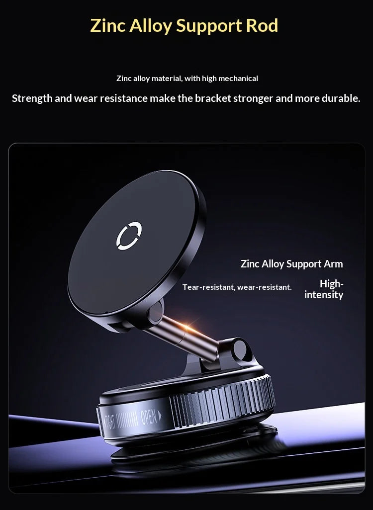 Cross-Border Wireless Charging Vacuum Car Phone Holder