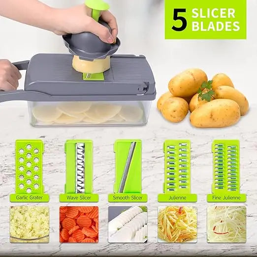 Vegetable Chopper Dicer Set Effortless Onion Tomato Cutter