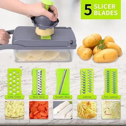 Vegetable Chopper Dicer Set Effortless Onion Tomato Cutter