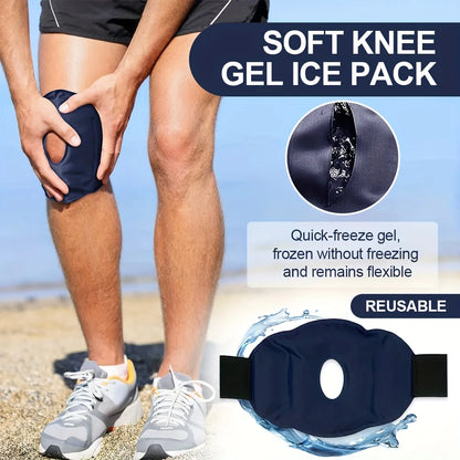 Reusable Knee Ice Pack Wrap Ice Pack for Knee Adjustable