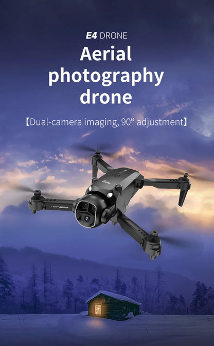 Upgrade E4 Drone 8K HD Dual Camera Professional Aerial