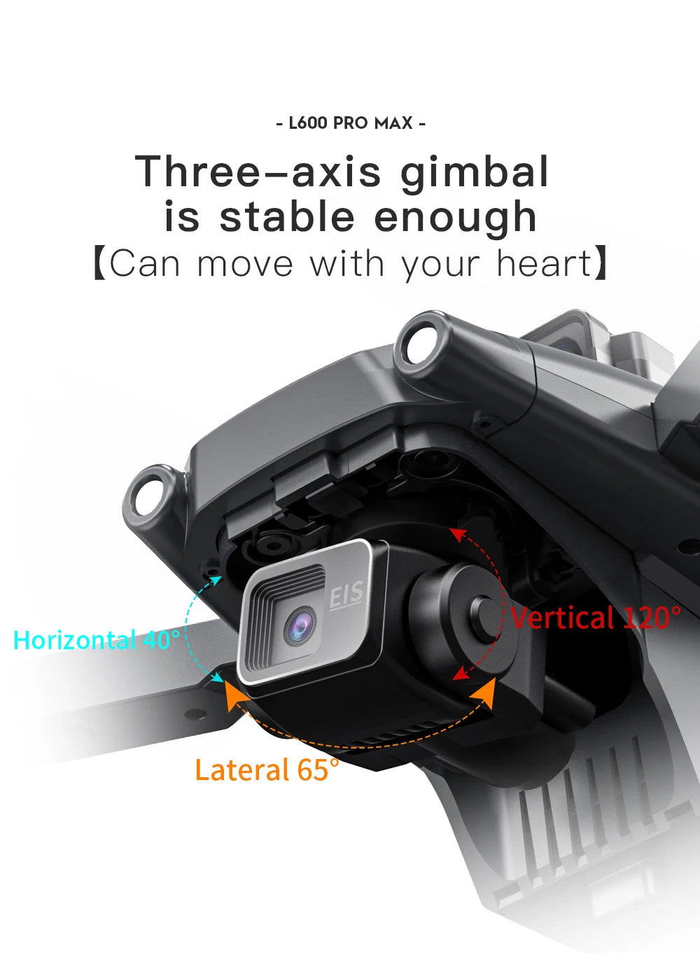 New L600 PRO MAX/PRO GPS Drone 5KM 4K Professional