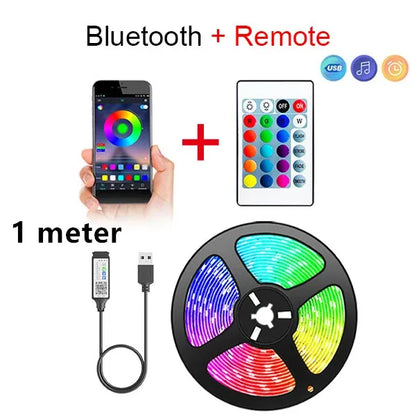Bluetooth LED Strip Lights Smart SMD 5050 APP Remote Control