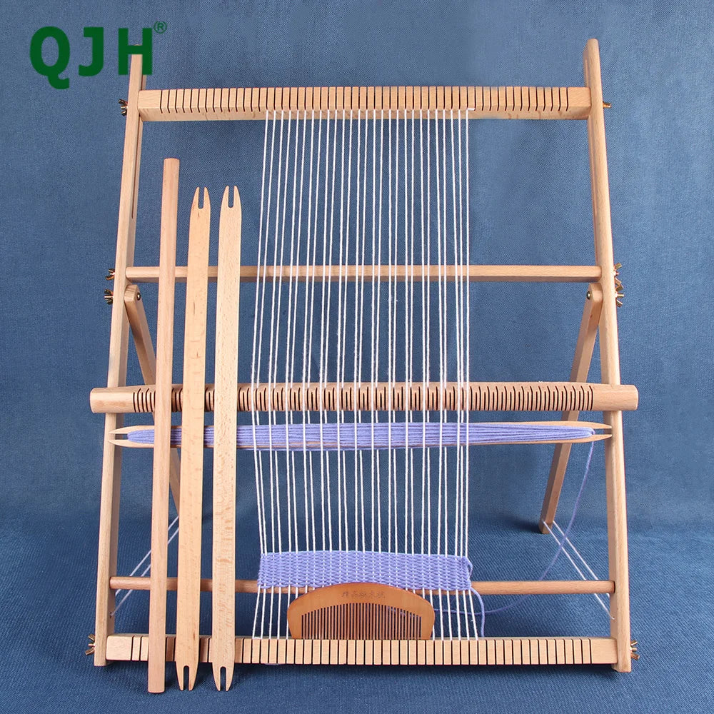 Wood DIY Weaving & Knitting Loom Machine, Wooden Frame