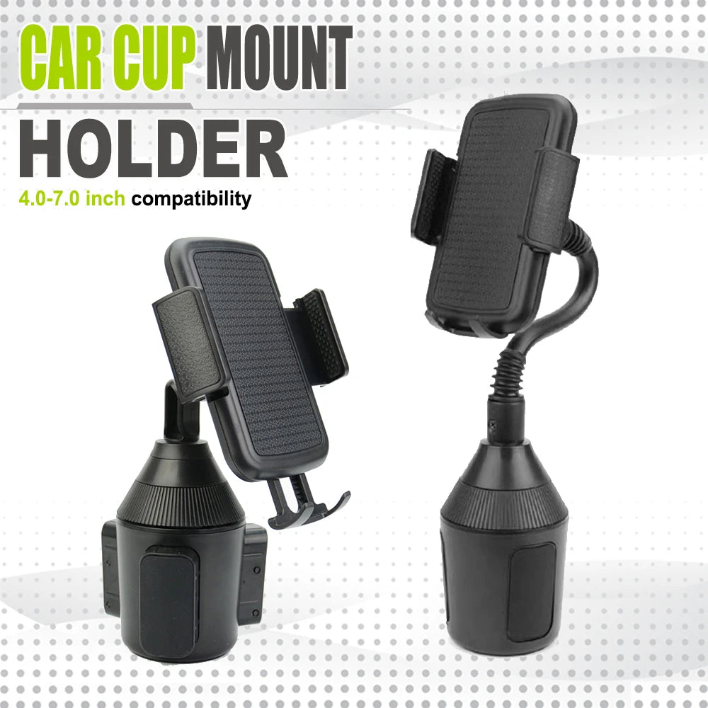 360° Adjustable Car Cup Holder Universal Car Phones Mount