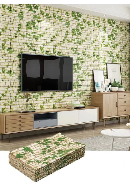 3D Self-Adhesive Wallpaper 70cm*1/5/10m Continuous Waterproof