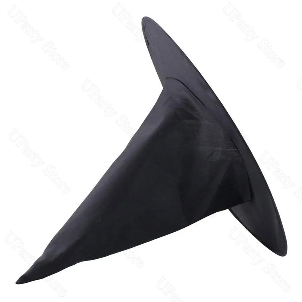 Halloween Black Witches Hats with Rope Hanging Wizard