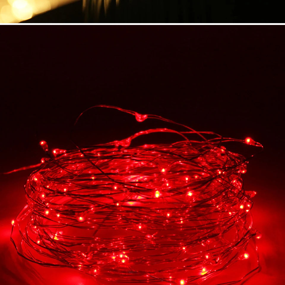 LED Copper Wire water proof Fairy Lights Battery Powered String Lights