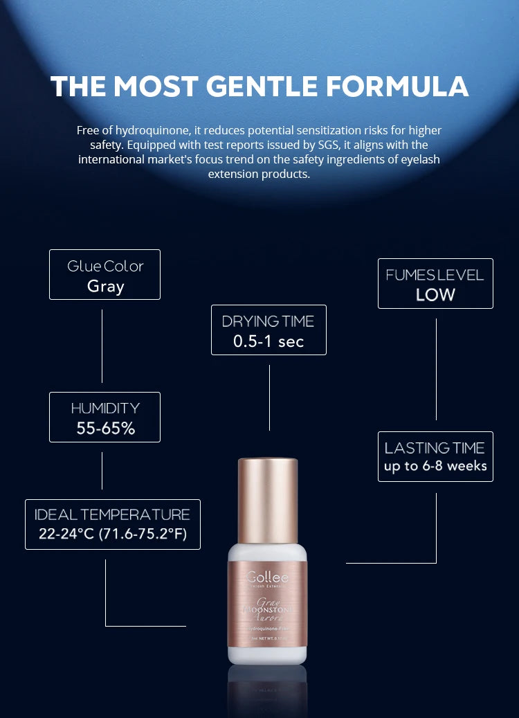 0.5-1s Drying Glue for Eyelash Extensions Hypoallergenic