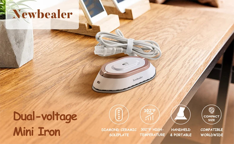 300W Electric Iron Mini Clothes Dryer Travel Dual-voltage Dryer