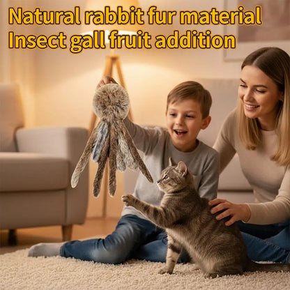 Artificial Rabbit Fur Cat Toys Hunting Ability Training Toy