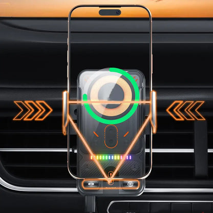 Car Wireless Charger Magnetic Auto Car Holder Phone Mount