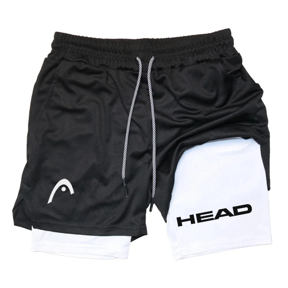 Anime Berserk Head Running Shorts Men Fitness Gym Training