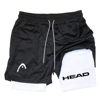Anime Berserk Head Running Shorts Men Fitness Gym Training