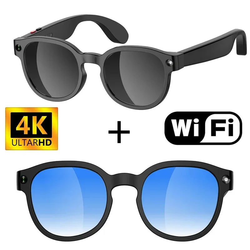 New AI Smart Glasses AI Translation 8MP HD Camera