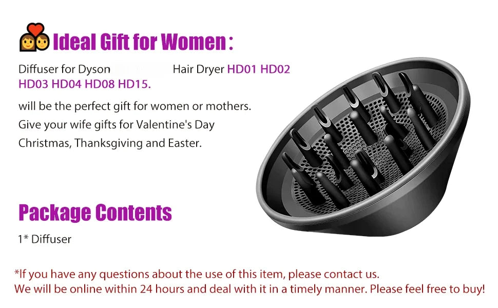Hair Dryer  Curl Hair Outlet Accessories Diffusion Drying Styling