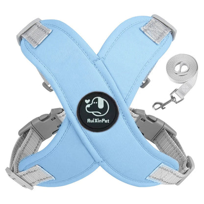 Dog Harness Leash Set Reflective Adjustable Pet Vest Harness