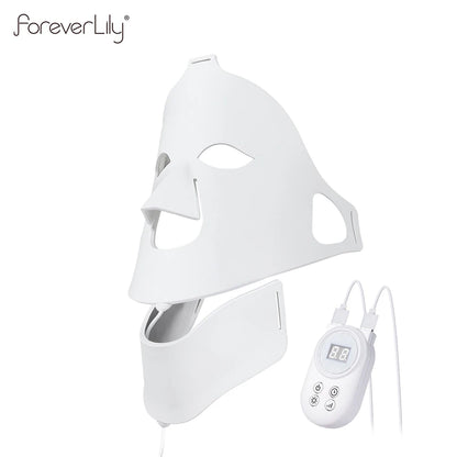 7 Colors Photon Face Neck LED Mask 3D Flexible Silicone