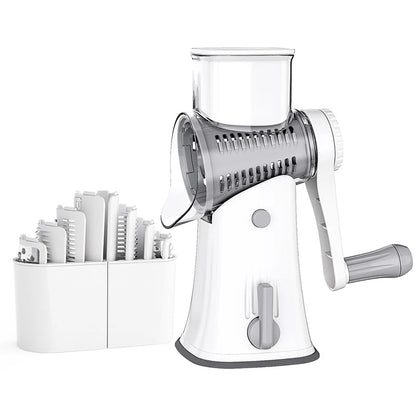 LMETJMA 5 in 1 Rotary Cheese Grater Shredder Kitchen