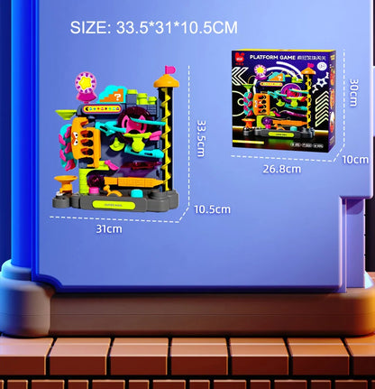Educational Montessori Toy Multi-Layer Track Adventure Game
