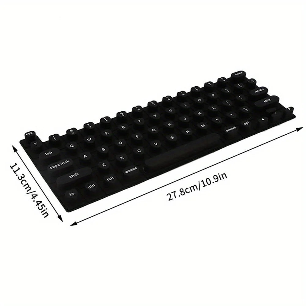 Silicone Laptop Keyboard Film Long Nails Convenien Key Caps