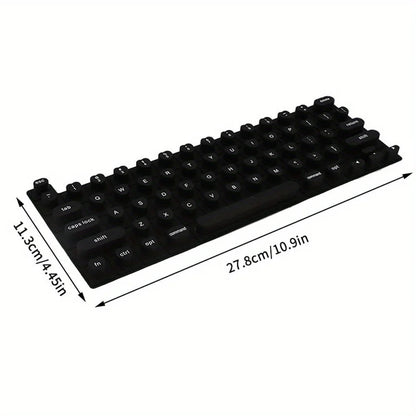 Silicone Laptop Keyboard Film Long Nails Convenien Key Caps