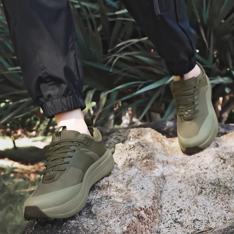 Men Women Hiking Breathable Trekking Jogging Walking Shoes