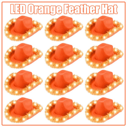 LED Cowboy Hats Wedding Hats Bulk Light up Cowboy Hats