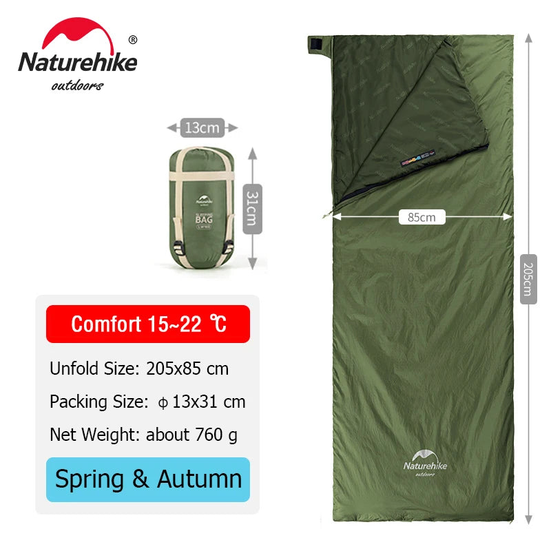 Naturehike lw180 Sleeping Bag Ultralight Cotton Outdoor