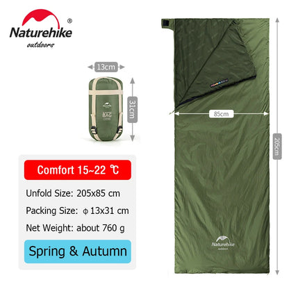 Naturehike lw180 Sleeping Bag Ultralight Cotton Outdoor