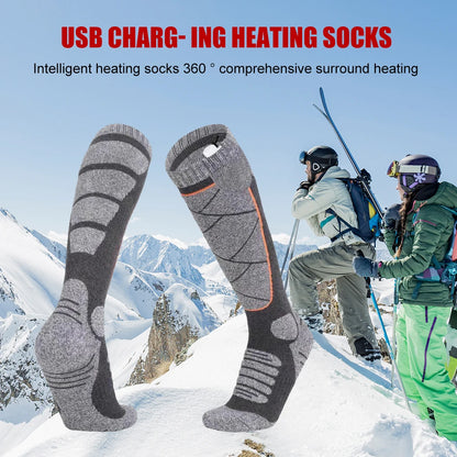 Electric Heated Socks 3Mode Adjustable Winter Warm Socks