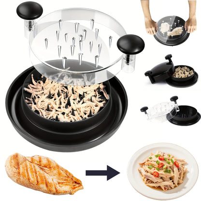 Upgraded Chicken Shredder with Transparent Cover