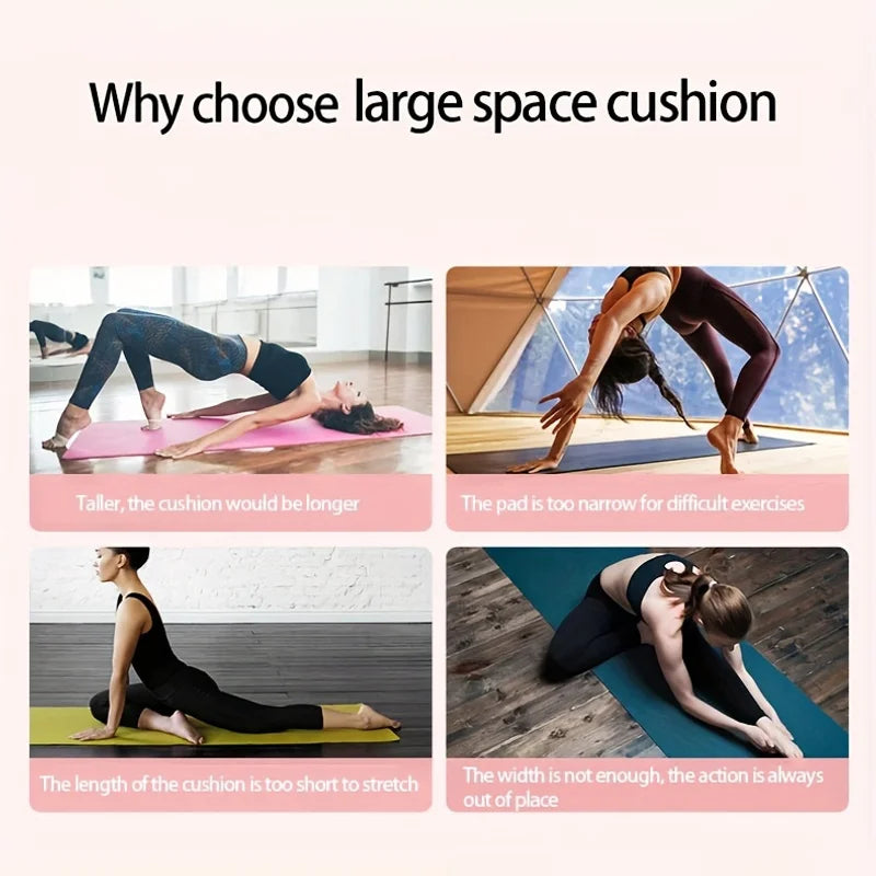 10/Thick NBR Yoga Mats Anti-slip Sport Fitness Mat Blanket