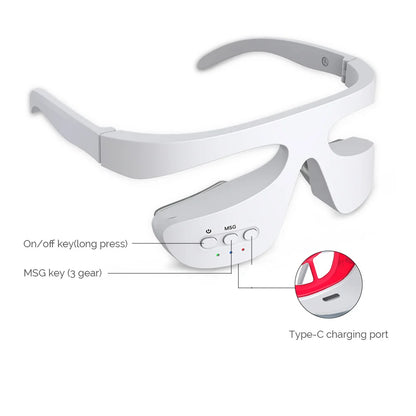 Electric Eye Massager Red Light Relieves Eye Fatigue