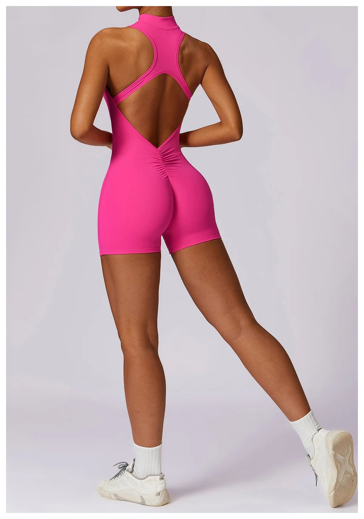 Scrunch Sports Overalls Gym Jumpsuit Women's Fitness