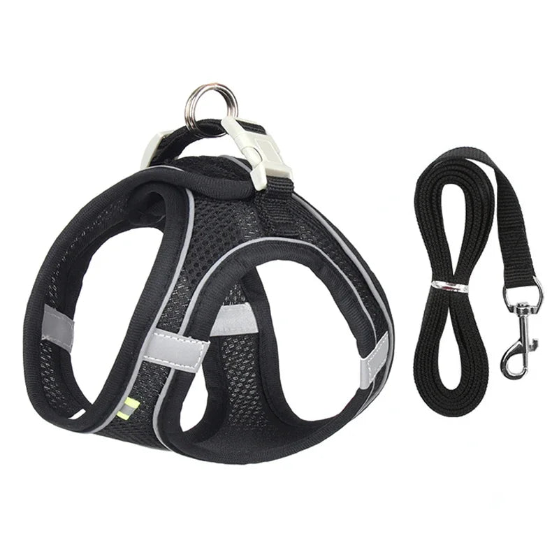 Puppy Harness Set Dog Accessories Adjustable Harness