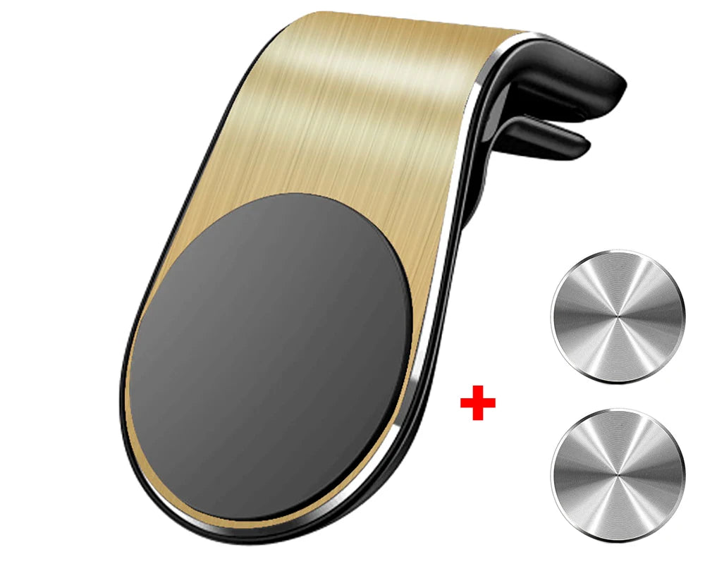 Magnetic Car Phone Holder Air Vent Clip Mount Rotation