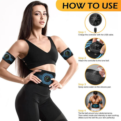 Intelligent EMS Belt Massage Set Full Body Muscle Stimulation