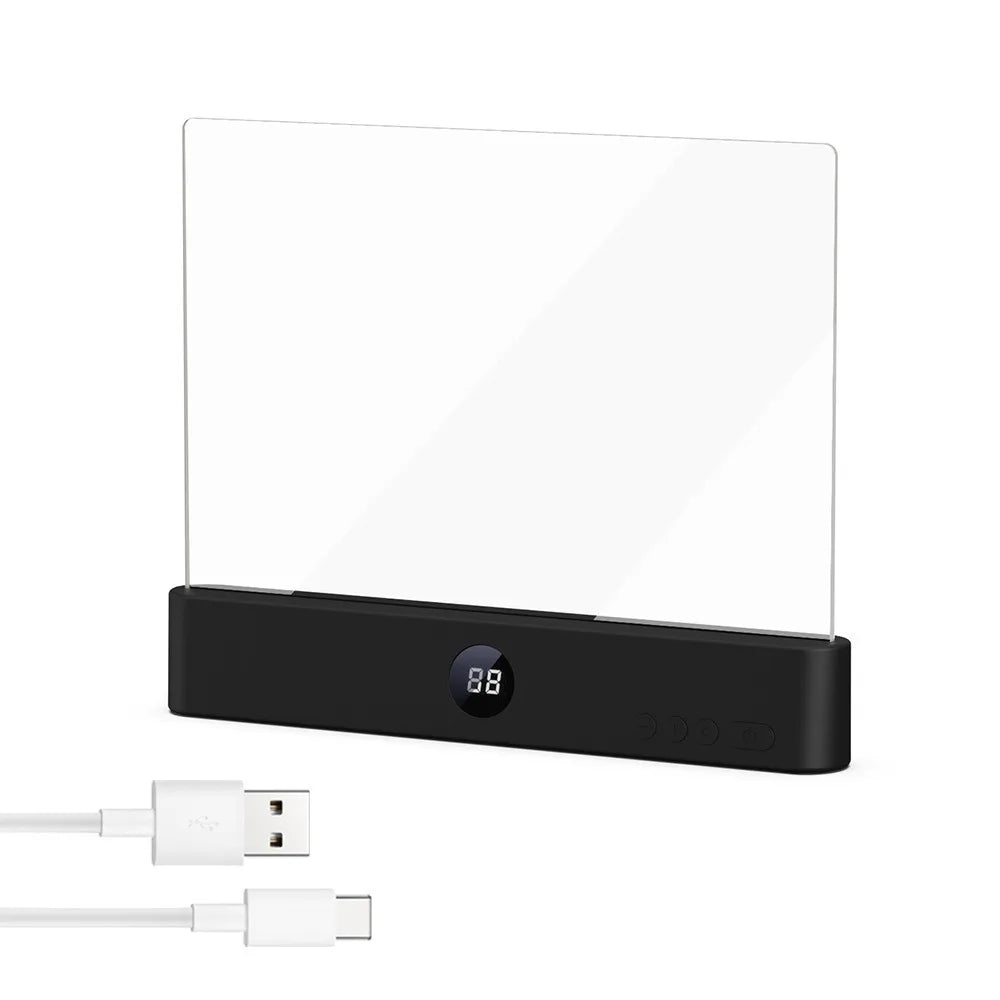 LED Flat Panel Book Light Eye Protection Night Vision