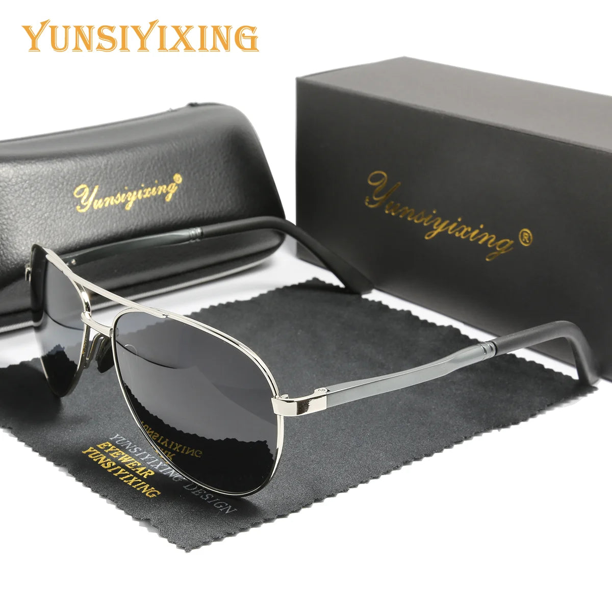 YSYX Pilot Polarized Sunglasses Men Classic Vintage